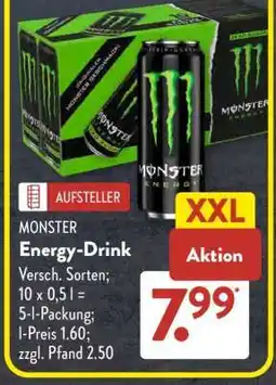 Aldi Süd Monster energy drink Angebot