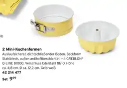 Tchibo 2 Mini-Kuchenformen Angebot