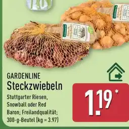 Aldi Nord GARDENLINE Steckzwiebeln Angebot