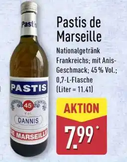 Aldi Nord Pastis de Marseille Angebot