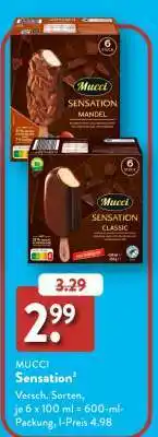 Aldi Süd MUCCI Sensation Angebot