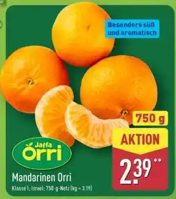 Aldi Nord Mandarinen Orri Angebot