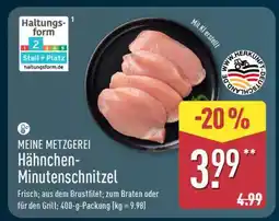 Aldi Nord Hähnchen-Minutenschnitzel Angebot