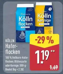 Aldi Nord KÖLLN Haferflocken Angebot
