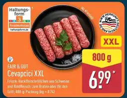 Aldi Nord FAIR & GUT Cevapcici XXL Angebot