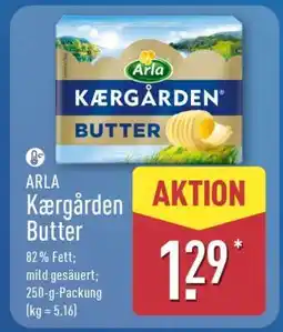 Aldi Nord ARLA Kærgården Butter Angebot