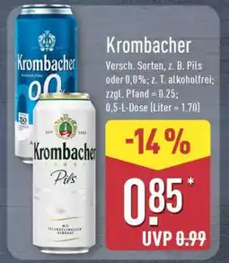 Aldi Nord Krombacher Angebot