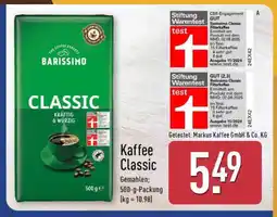 Aldi Nord Kaffee Classic Angebot