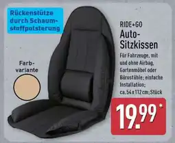 Aldi Nord RIDE+GO Auto-Sitzkissen Angebot