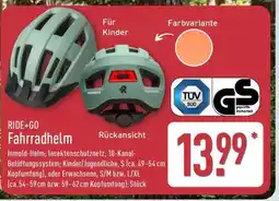 Aldi Nord RIDE+GO Fahrradhelm Angebot
