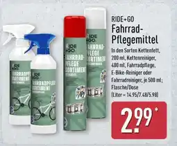 Aldi Nord RIDE&GO Fahrrad-Pflegemittel Angebot