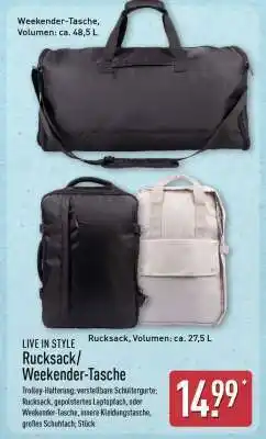 Aldi Nord Rucksack/Weekender-Tasche Angebot