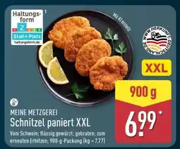 Aldi Nord Schnitzel paniert XXL Angebot