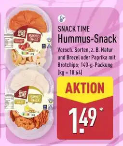 Aldi Nord SNACK TIME Hummus-Snack Angebot