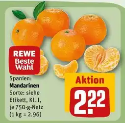 REWE Mandarinen Angebot