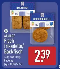 Aldi Nord ALMARE Fischfrikadelle/Backfisch Angebot