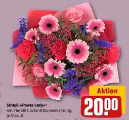 REWE Strauß Power Lady Angebot