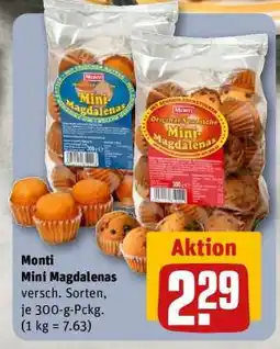 REWE Monti Mini Magdalenas Angebot