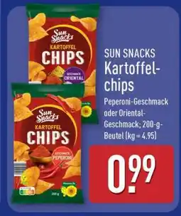 Aldi Nord SUN SNACKS Kartoffelchips Angebot
