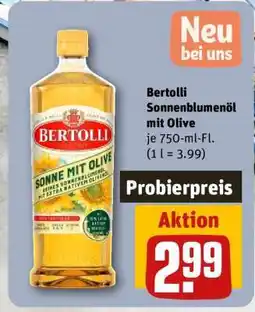 REWE Bertolli Sonnenblumenöl mit Olive Angebot