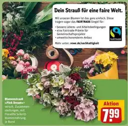 REWE Blumenstrauß Pink Dream Angebot