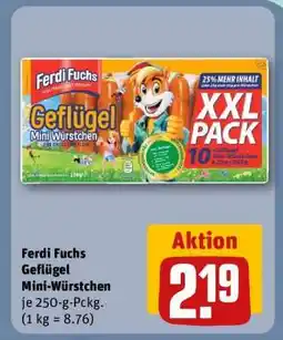 REWE Ferdi Fuchs Geflügel Mini-Würstchen Angebot