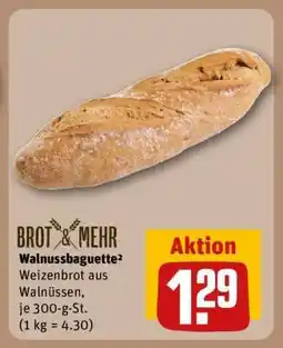 REWE Walnussbaguette² Angebot