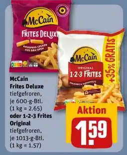REWE McCain Frites Deluxe oder 1-2-3 Frites Original Angebot