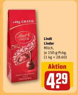 REWE Lindt Lindor Angebot