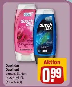 REWE DUSCHDAS Duschgel Angebot
