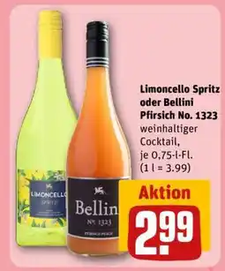 REWE Limoncello Spritz oder Bellini Pfirsich No. 1323 Angebot