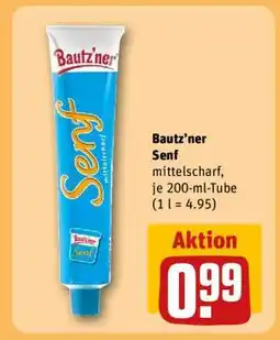 REWE Bautz’ner Senf Angebot