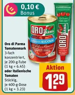 REWE ORO DI PARMA Tomatenmark Angebot