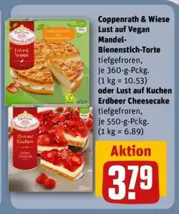 REWE Coppenrath & Wiese Lust auf Vegan Mandel-Bienenstich-Torte Angebot