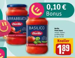 REWE Barilla Pasta Sauce Angebot