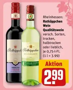 REWE Rotkäppchen Wein Qualitätswein Angebot