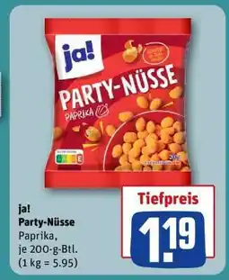 REWE ja! Party-Nüsse Angebot
