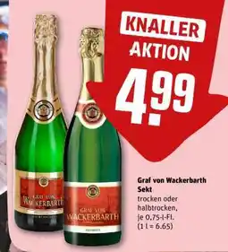 REWE Graf von Wackerbarth Sekt Angebot