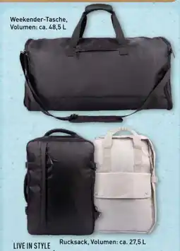 Aldi Nord Live in Style Rucksack Angebot