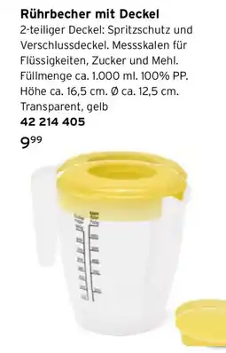 Tchibo Rührbecher mit Deckel Angebot