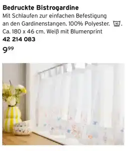 Tchibo Bedruckte Bistrogardine Angebot