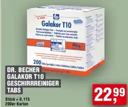Handelshof DR. BECHER GALAKOR T10 GESCHIRRREINIGER TABS Angebot