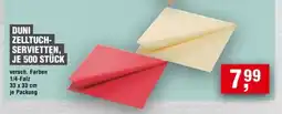 Handelshof DUNI ZELLTUCH- SERVIETTEN, JE 500 STÜCK Angebot