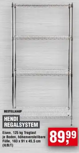 Handelshof HENDI REGALSYSTEM Angebot