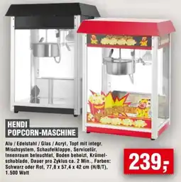 Handelshof HENDI POPCORN-MASCHINE Angebot