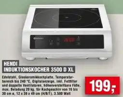 Handelshof HENDI INDUKTIONSKOCHER 3500 D XL Angebot