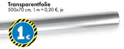 TEDi Transparentfolie Angebot