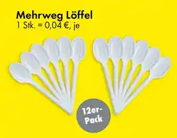 TEDi Mehrweg Löffel 12er- Pack Angebot