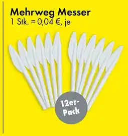 TEDi Mehrweg Messer 12er- Pack Angebot