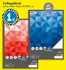 TEDi Collegeblock Angebot